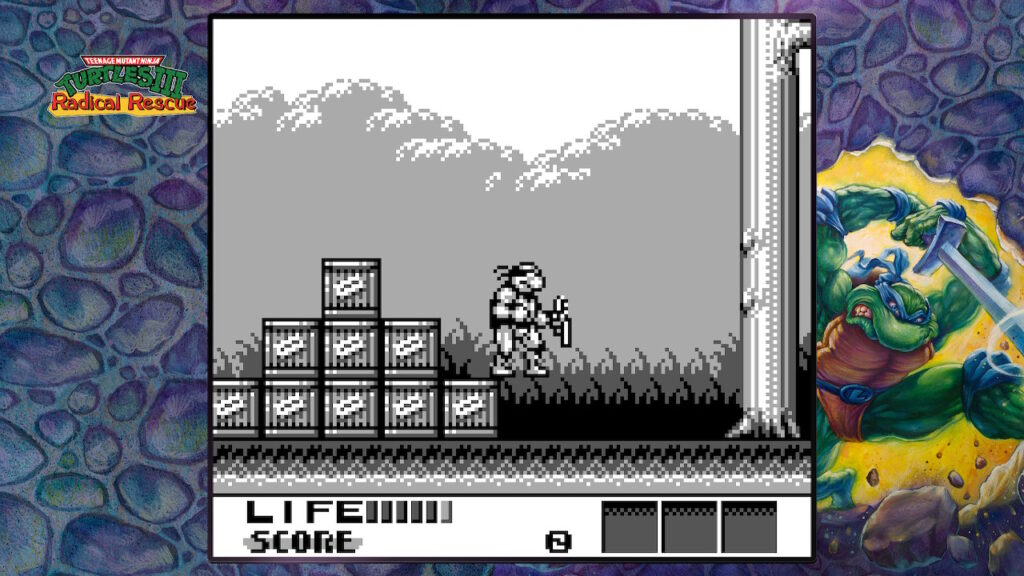 TMNT III: Radical Rescue Game Boy screenshot