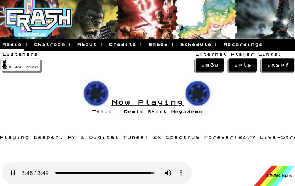 Crash Magazine Basic Code Crash Radio crashes and zzaps its way onto the Internet