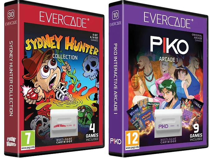 New Evercade cartridges