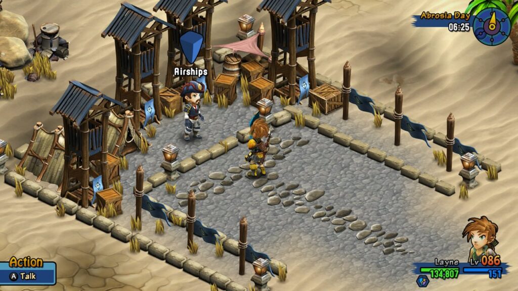 rainbow skies town screenshot