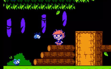 Rugrats NES game screenshot