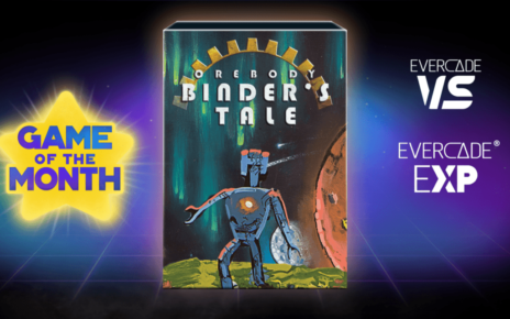 October 2023 Evercade Game of the Month graphic