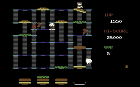 C64 Burger Time screenshot