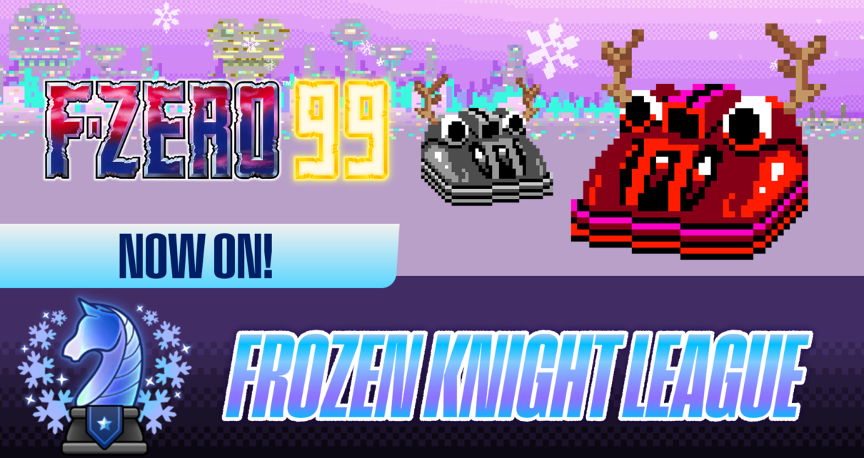 F-Zero 99 Update Frozen Knight League graphic