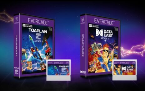 new Evercade arcade carts graphic