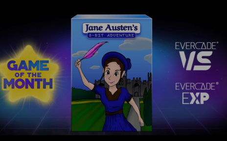 July 2024 Evercade Game of the Month graphic